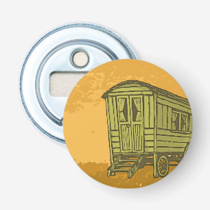 Gypsy caravan wagon bottle opener