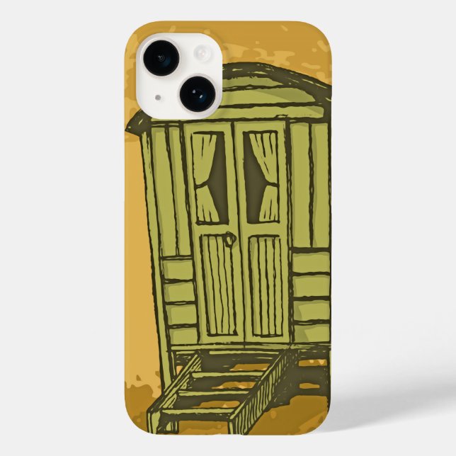 Gypsy caravan wagon Case-Mate iPhone case (Back)