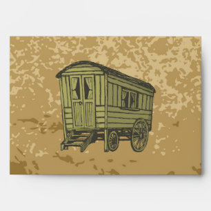 Gypsy caravan wagon envelopes