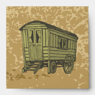 Gypsy caravan wagon envelopes