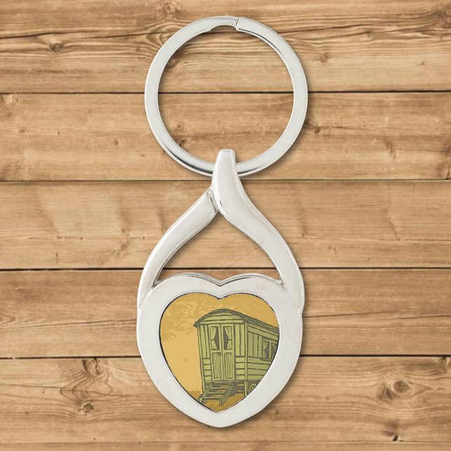 Gypsy caravan wagon key ring (Creator Uploaded)