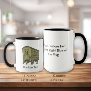 Gypsy caravan wagon mug