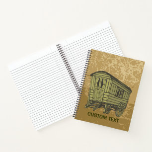 Gypsy Caravan Wagon Notebook