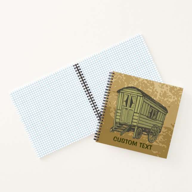 Gypsy Caravan Wagon Notebook (Inside)