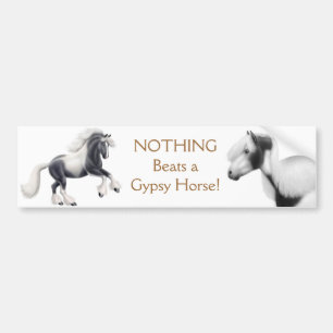 Gypsy Cob Horse Bumper Sticker
