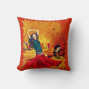 GYPSY Dancer Throw Pillow