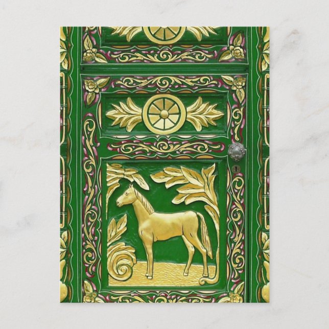 Gypsy door detail postcard (Front)