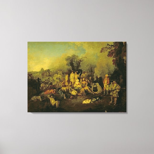 Gypsy Encampment Canvas Print (Front)