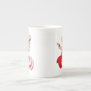 Gypsy Flamenco Dancer Bone China Mug