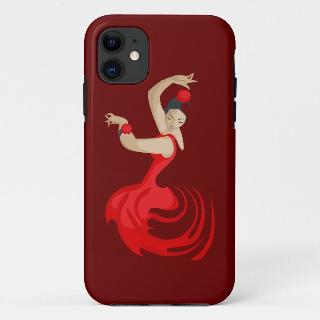Gypsy Flamenco Dancer Case-Mate iPhone Case (Back)