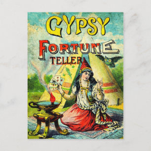Gypsy Fortune Teller Postcard