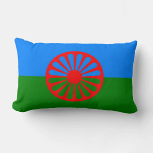 gypsy gipsy people flag pillow nomad rrom roman