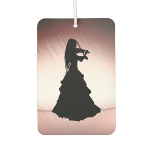 Gypsy Girl Plays Violin Car Air Freshener
