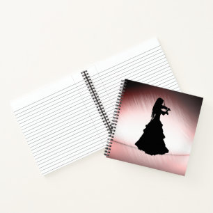 Gypsy Girl Plays Violin Notebook
