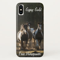 Gypsy Gold Gypsy Vanner Horsepower phone case