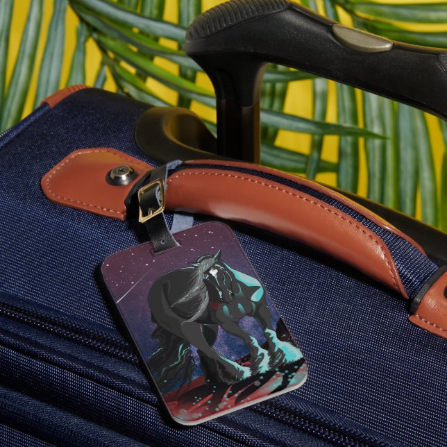 Gypsy Heart Luggage Tag (Front Insitu 1)