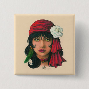 Gypsy II 15 Cm Square Badge