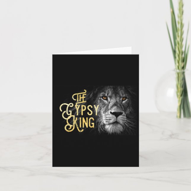 Gypsy King Lion  Card (Front)