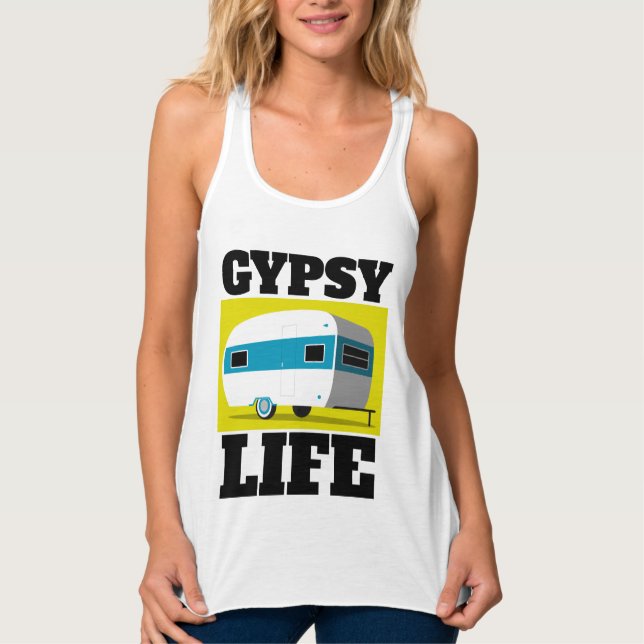 GYPSY LIFE CAMPER TRAILER T-SHIRTS (Front)
