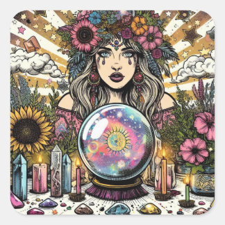 Gypsy Magic Square Sticker