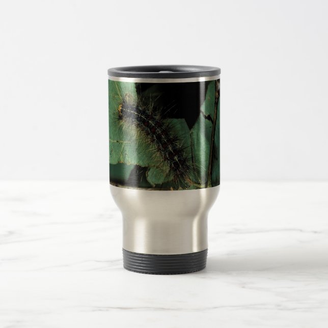 Gypsy Moth Caterpillar Travel Mug (Center)
