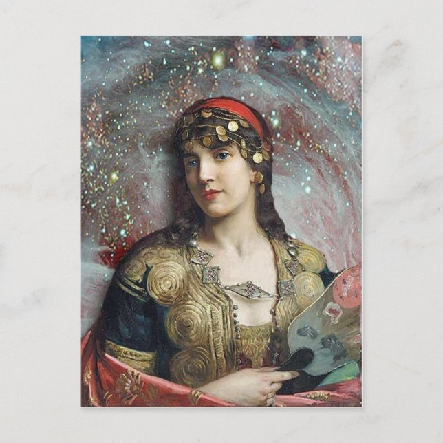 Gypsy Princess, altered art Postcard (Front)