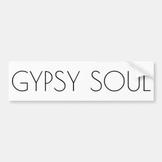 Gypsy Soul Bumper Sticker