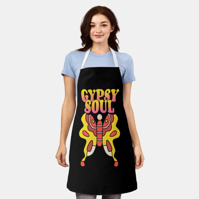 GYPSY SOUL VINTAGE KITCHEN APRON (Worn)
