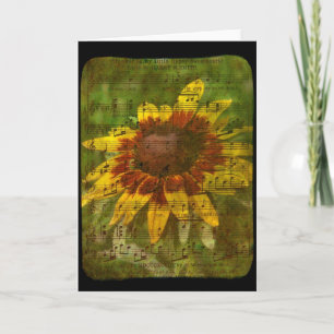Gypsy Sweetheart Floral Collage All Occasions Card
