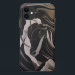 Gypsy Vanner Case-Mate iPhone Case<br><div class="desc">Gypsy Vanner design on a brown background.  The beloved Tinker's horse,  the Gypsy Vanner is everyones favourite!</div>