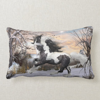 Gypsy Vanner Horse Throw Pillow