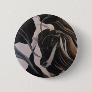 Gypsy Vanner I 6 Cm Round Badge