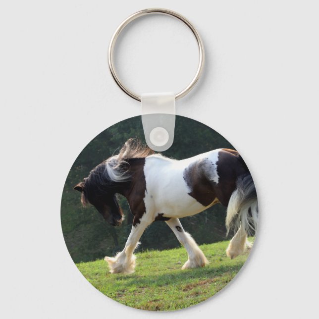Gypsy Vanner Key Ring (Front)