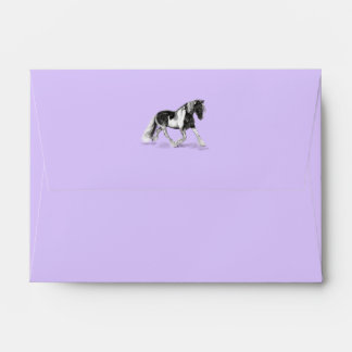 Gypsy Vanner Paint Horse Trotting Envelope