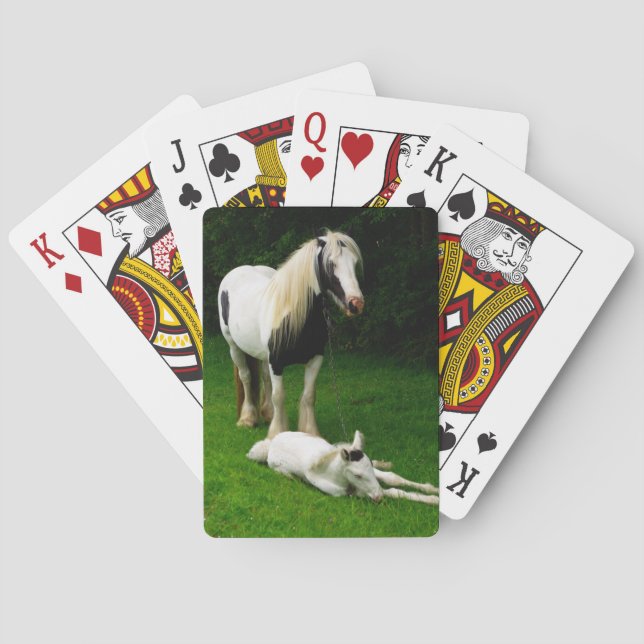 Gypsy Vanners Playing Cards (Back)