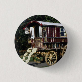 gypsy wagon 3 cm round badge