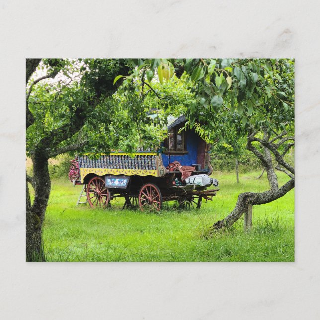 gypsy wagon postcard (Front)