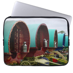 Gypsy wagons laptop sleeve