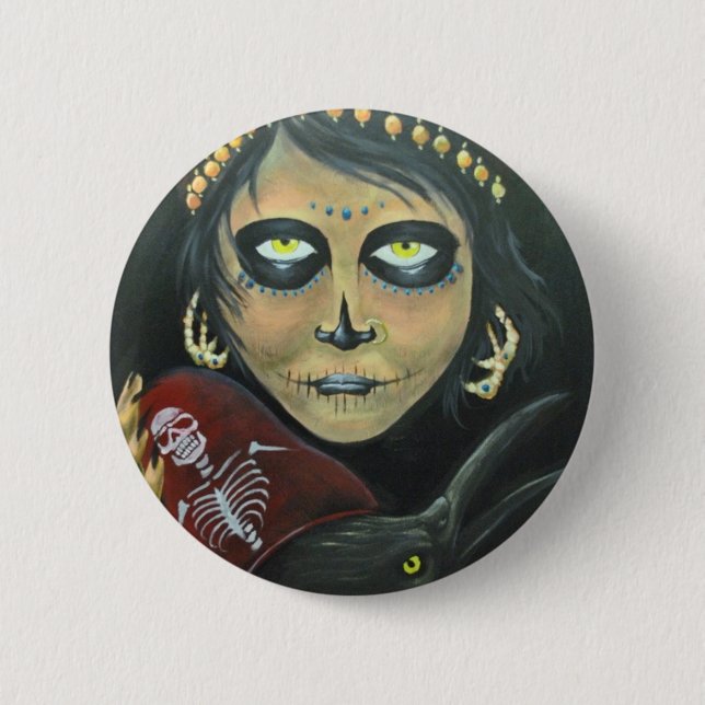 Gypsy Woman Button (Front)