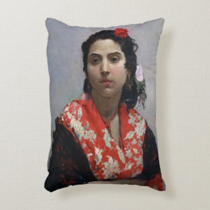 Gypsy Woman Decorative Cushion