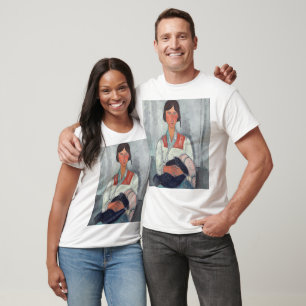 Gypsy Woman with Baby by Amedeo Modigliani T-Shirt