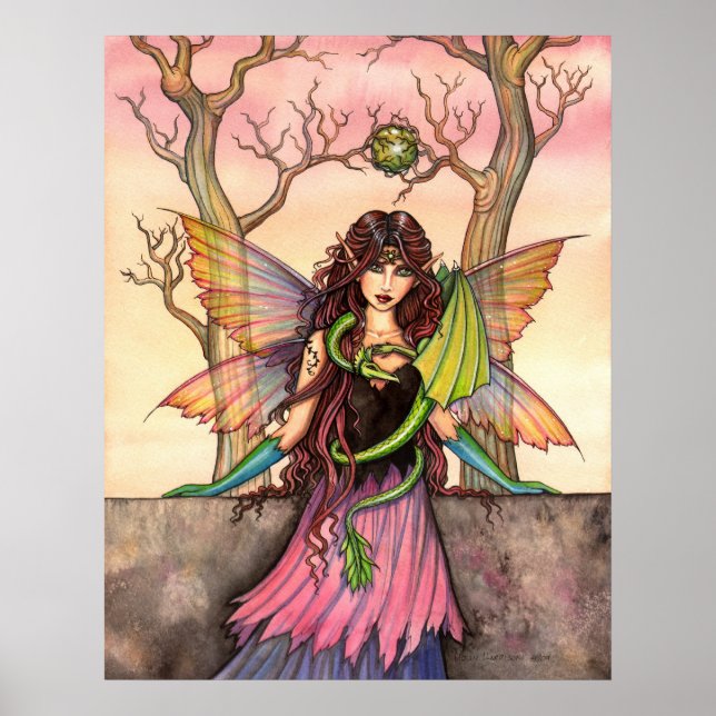 Gypsy's Dragon Fairy Poster Print (Front)