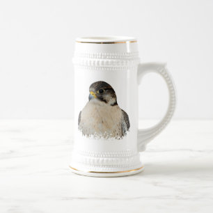 Gyrfalcon Saker Hybrid Falcon Beer Stein