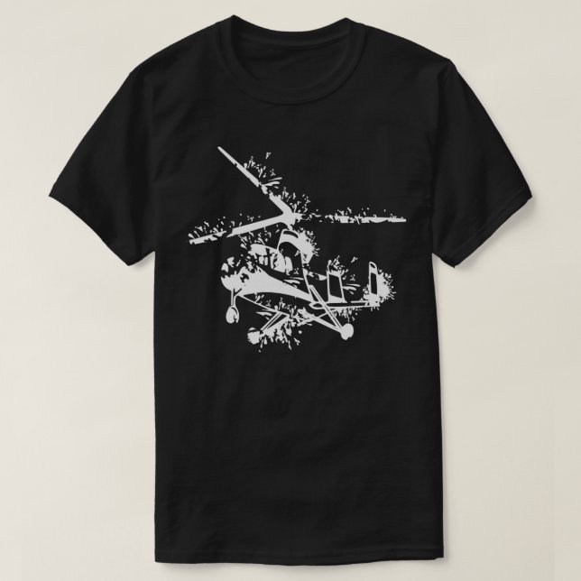 Gyrocopter Design 2 T-Shirt (Design Front)