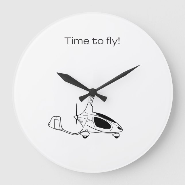 Gyrocopter (Gyro) Clock (Front)