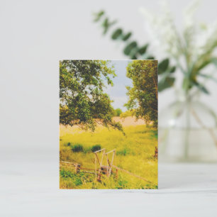 Gysinge Summer Field Holiday Postcard
