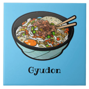 Gyudon (Japanese Beef Rice Bowl) Tile