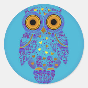 H00t Owl Blues Sticker