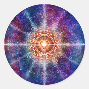 H080 Constellation Colour Classic Round Sticker