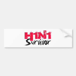 H1N1 Survivor Gear Bumper Sticker